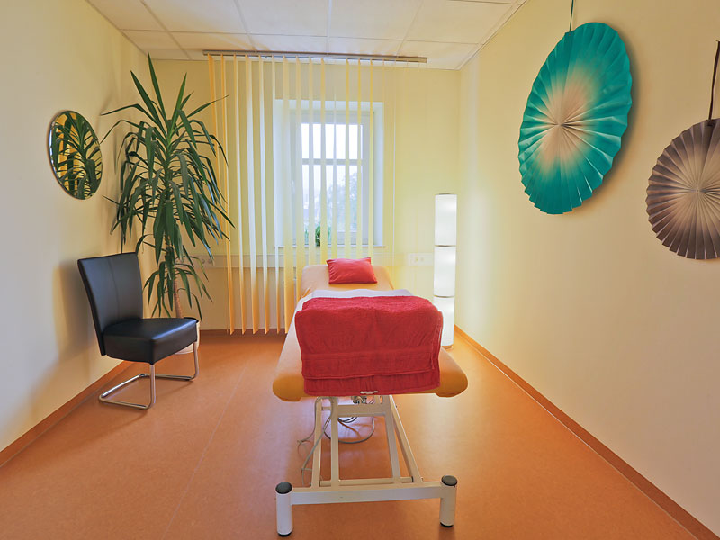 Behandlungsraum Manuelle-Lymphdrainage